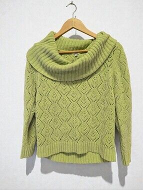 Vintage Tabi Pointelle Knit Sweater | Size M
